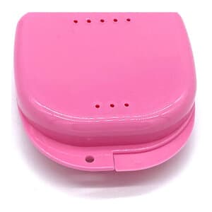 Plasdent Retainer Box, Neon Pink - RETAINER BOX- NEON PINK - Image 1