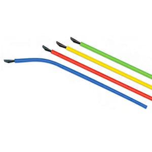 Plasdent Bendable Applicator Brushes, Assorted Colors (Blue, Green, Red, Yellow), 5-1/2" Handle, Disposable, 144/Box, 8101-A thumbnail 4