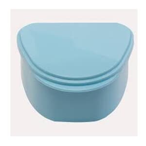 Plasdent Denture Box, Blue, Hinged Lid, 4"W x 3"L x 2"H, 12/Box, #200BTH-2 thumbnail 4