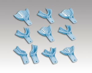 Excellent II Disposable Impression Trays, #2 Large Lower Arch, Perforated, Baby Blue, 12/Bag, IT2-LL thumbnail 10