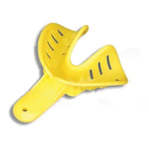 Excellent-Colors Disposable Ortho Impression Trays, #5 Medium Adult Lower, Yellow, Perforated, 25/Pk, ITO-5L thumbnail 5