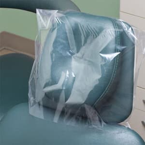 Plasdent Disposable Headrest Covers, Clear Plastic, Pleated, 11" x 9-1/2", 250/Box, PS650 thumbnail 7
