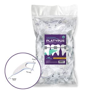 Platypus Ortho Flossers Sampler Pack, 225 Count (3 x 75) - PLATYPUS ORTHO FLOSSERS SAMPLER PK 225(3X75) - Image 1