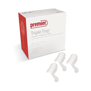 Premier Dental Triple Tray Dual-Arch Impression Trays, Posterior, 48/Box, #1006203 thumbnail 11