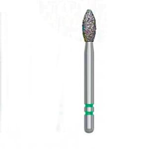 Premier Two Striper Diamond Bur FG #283.4, Coarse, Football Shape, 2.5 mm Diameter, 4.0 mm Length, Green Ring, 5/Pk, 2015142 thumbnail 12