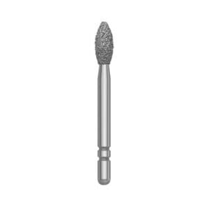 Premier Two Striper Diamond Bur, FG, Football Shape, #285.5, Fine Grit, Red Ring, 2.3 mm Major/0.7 mm Minor Diameter, 5.0 mm Length, 5/Pk, 2015173 thumbnail 11