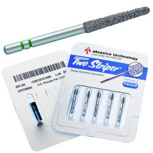 Two Striper Diamond Bur FG, Round-End Taper, Coarse, 767.7C, 5/Pk, 2015453 thumbnail 11