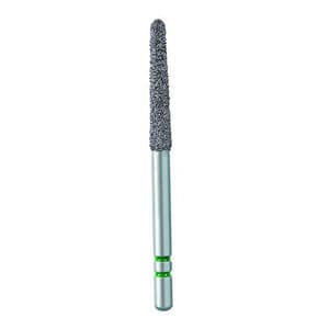 Premier Two Striper Diamond Bur, FG, Round-End Taper, #780.8, Coarse, Green Ring, 5/Pk, 2015464 thumbnail 11
