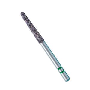 Two Striper Gold-Plated Diamond Bur, FG, Curettage, 254.SB, Medium, Blue, 1.8 mm Major/0.4 mm Minor, 8 mm Length, 5/Pk, 2015617 thumbnail 7