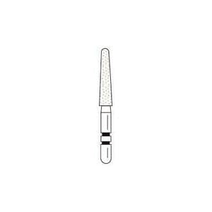 Two Striper ShortCut Diamond Bur, FGSS, Round-End Taper, 780.9 S, Coarse, Green, 2.1 mm Major/1.4 mm Minor, 9 mm Length, 5/Pk, 2015906 thumbnail 11