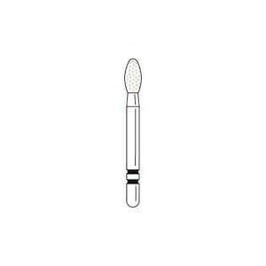 Two Striper Diamond Bur, FG, KS System Egg, #287.4, Fine, Red, 2.3 mm Diameter, 4.0 mm Length, 5/Pk, 2015982 thumbnail 11