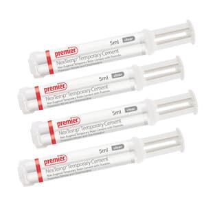 NexTemp Clear Temporary Cement Bulk Kit, 4 x 5 mL Automix Syringes, Non-Eugenol Resin, Ref 3001473 thumbnail 7