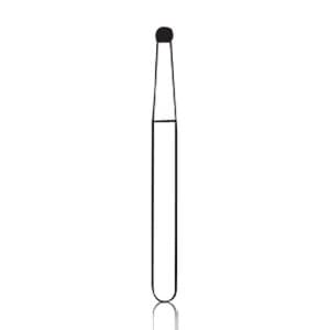 Solo Diamond® Single-Use Diamond Burs FG, Ball, 0112, 1.2mm, Medium, Pkg/25 - SOLO DIAMOND #0112M FG PK/25 - Image 1