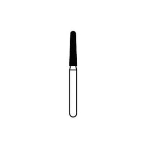 Solo Diamond® Single-Use Diamond Burs FG, Round End Taper, 1116.8, 1.6mm, Coarse, Pkg/25 - SOLO DIAMONDS 1116.8C SINGLE USE PK25 - Image 1