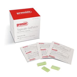 Topicale GelPatch Topical Anesthetic Patch, 18% Benzocaine, Mint, 25/Box, 9007149 thumbnail 12