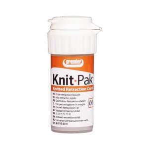 Premier Dental Knit-Pak Knitted Retraction Cord, Plain, Size #00, 100", Brown, 1/Pk, 9007552 thumbnail 11