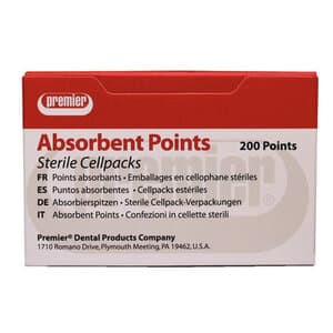 Premier Dental Absorbent Paper Points, Sterile, X-Coarse, White, 200/Box, 9055106 thumbnail 8