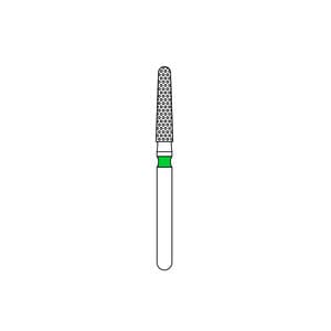 Priva Rotary Instruments™ Diamond Bur FG Round End Taper 856-018C, Coarse Grit, Green Ring, 1.8mm Head Diameter, 5/Pkg, P856018C thumbnail 8