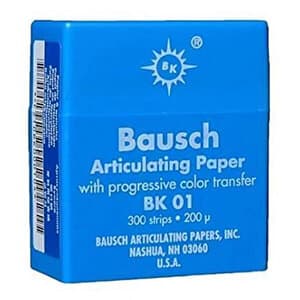 Bausch Arti-Check Micro-Thin Articulating Paper, 200 Microns, Blue, 300 Strips, BK01 thumbnail 12