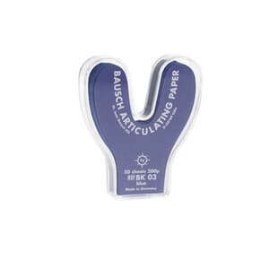 Arti-Check Micro-Thin Articulating Paper, Horseshoe, 200 microns, Blue, 50/Pk, BK03 thumbnail 11