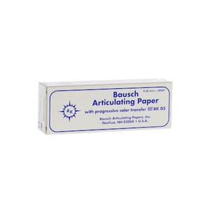 Bausch Articulating Paper Straight Booklets, 200 Microns, Blue, 300/Pk, BK-05 thumbnail 11