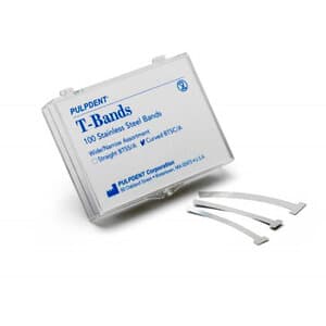 Pulpdent T-Bands, Stainless Steel, Straight/Narrow, 0.002" (0.05 mm) Thick, 5/32" Wide, 100/Box, BTSS/N thumbnail 14