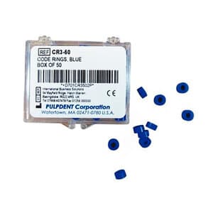 Pulpdent Code Rings, Blue, Standard Size, 50/Box, CR3-50 thumbnail 4