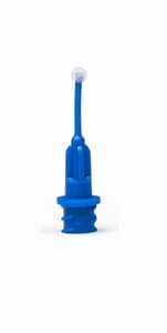 Pulpdent Flocked Applicator Tips, 25 Gauge x 1/2", Dark Blue, All Plastic, Luer Lock, 100/Pk, P25100 thumbnail 3