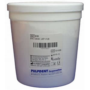 Pulpdent Zinc Oxide USP Powder, 1 lb (454 g) Jar thumbnail 6