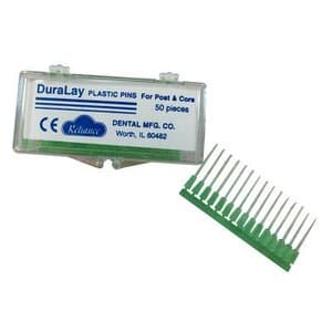 DuraLay Plastic Pins for Post and Core, Serrated, Tapered, Burnout, 50/Box, 2301 thumbnail 8