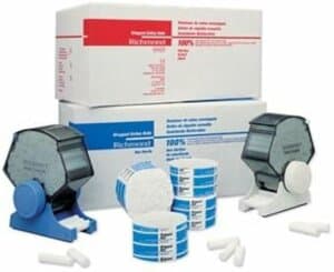 Richmond Wrapped Cotton Rolls, #2 Medium, 1-1/2" x 3/8", Non-Sterile, 2000/Box, 200404 thumbnail 16