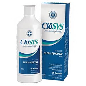 CloSYS Ultra Sensitive Oral Rinse, Unflavored, Alcohol-Free, 16 oz Bottle, 12/Case, CLUS16-6014R thumbnail 14