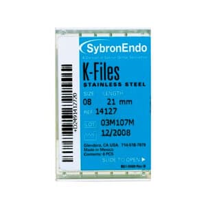 Roydent K-Type Files, #08 (Gray), 21mm, Pack of 6, 06321008R thumbnail 9