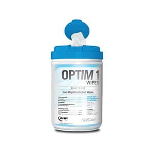 Optim 1 Disinfectant Wipes, X-Large, 10" x 10", 60/Canister, OPT1-W10X10 thumbnail 11