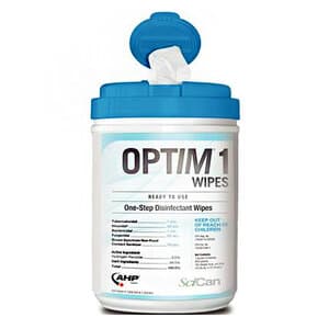 Optim 1 Disinfectant Wipes, 6" x 7", 160/Canister, OPT1-W12 thumbnail 9