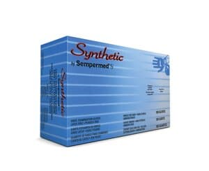 Sempermed SemperCare Synthetic Vinyl Exam Gloves, Powder Free, Non-Sterile, Large, White, 100/Box thumbnail 2