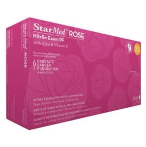 Sempermed StarMed Rose Nitrile Exam Gloves, X-Small, Powder-Free, Latex-Free, with Aloe & Vitamin E, 200/Box, SMNR201 thumbnail 13