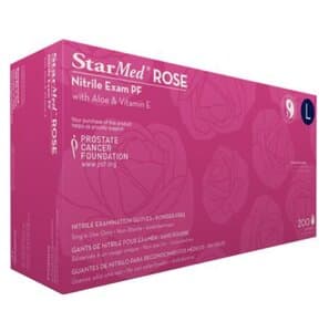 StarMed® Rose Nitrile Exam Gloves, Powder Free, Non-Sterile, Large, Rose, 200/Box thumbnail 11