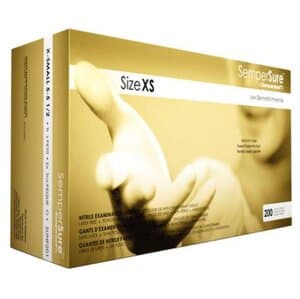 SemperSure Tender Touch Nitrile Exam Gloves, Powder Free, Non-Sterile, X-Small, Purple, 200/Box thumbnail 11