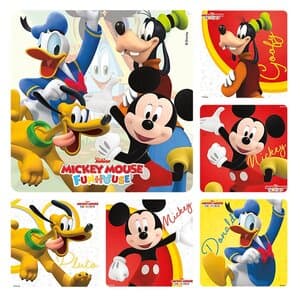 Mickey Mouse Fun House Stickers, Assorted 2.5" x 2.5", 100/Roll, PS787 thumbnail 4