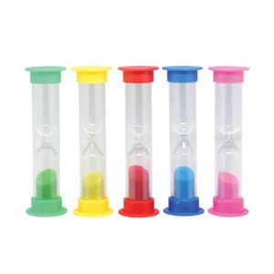 Sherman Specialty S2998 2-Minute Sand Timer, Neon Assorted Colors, 3.5", 50/Pack thumbnail 6
