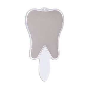 Sherman Specialty Tooth Shaped Acrylic Hand Mirror, 10", X65 thumbnail 5