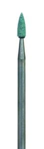 Shofu Dura-Green Silicon Carbide Finishing Stone, Flame Shape FL2, Contra Angle (CA), Green, 12/Pkg, ISO #025, #0060 thumbnail 14