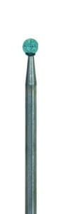 Shofu Dura-Green Stones, FG (Friction Grip), Round RD1, ISO #030, Green, 12/Pk, 0107 thumbnail 10