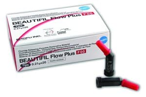 Beautifil Flow Plus Hybrid Composite, Light-Cure, Tips Refill, F00, 0.21 g, C2, 20/Pk, 2208 thumbnail 4