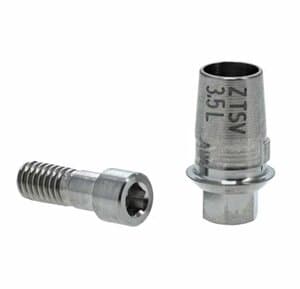 Dentsply Sirona TiBase Abutment Kit for Zimmer Tapered Screw-Vent 3.5, Connection L, Titanium Base with M1.8 Abutment Screw, 1/Kit thumbnail 6
