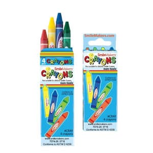 SmileMakers Crayons, Box of 20, Assorted Colors, Non-Toxic, Latex-Free thumbnail 2