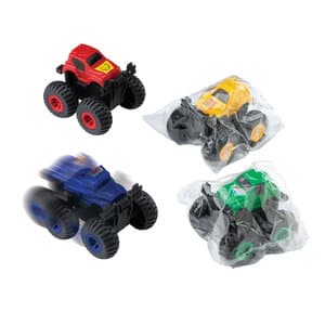 Monster Pull Back Trucks, Pack of 24, Individually Wrapped, Latex Free thumbnail 2