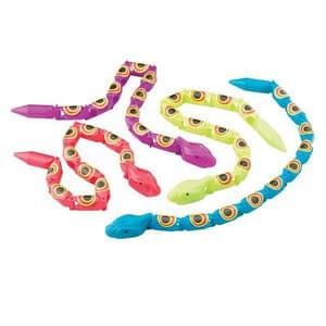 SmileMakers Jointed Snakes, Assorted Colors, 14 inches, Pack of 36 thumbnail 2