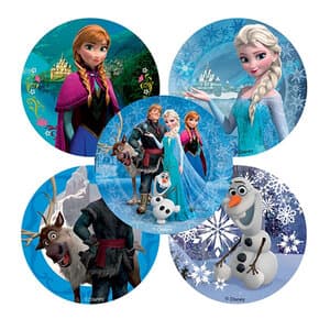 Smilemakers Frozen Movie Stickers Roll, 100 Stickers per Roll - FROZEN MOVIE STICKERS ROLL/100 - Image 1